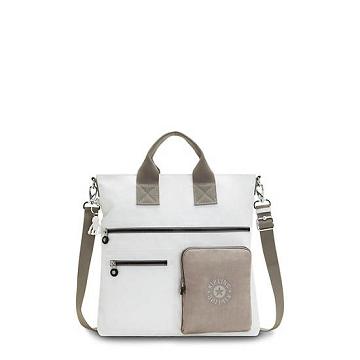 Torby Tote Kipling Jong Białe | PL 1742BE
